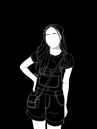 abstract lines black white